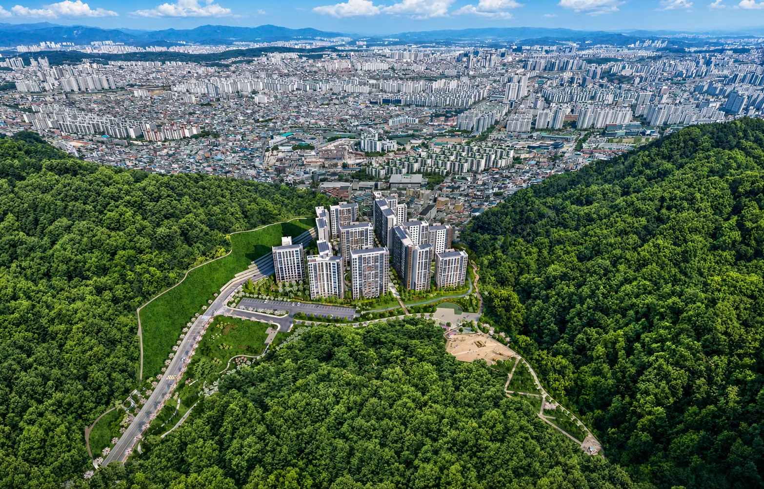 대전 문화공원 수자인 조감도 2